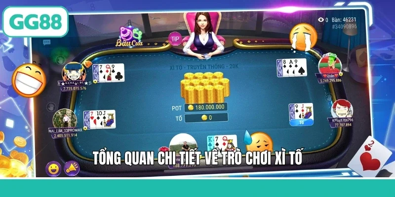 Tổng quan chi tiết về trò chơi xì tố